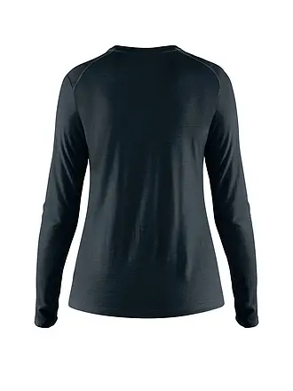 FJÄLLRÄVEN | Camiseta funcional de mujer Abisko Wool | dunkelblau